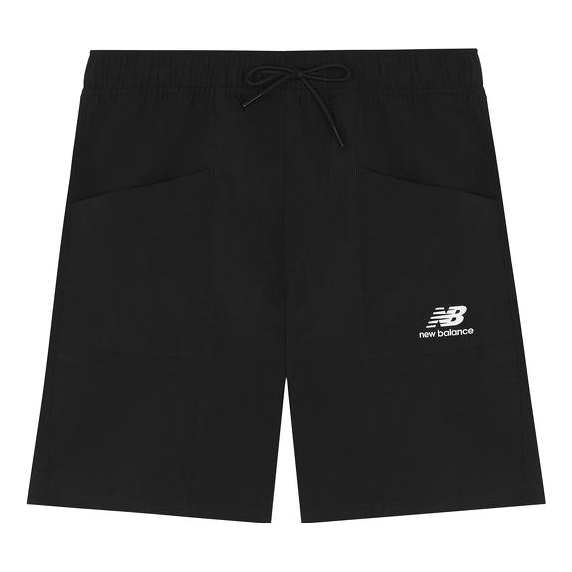 New Balance Essentials Basic Shorts 'Black White' AMS22378-BK