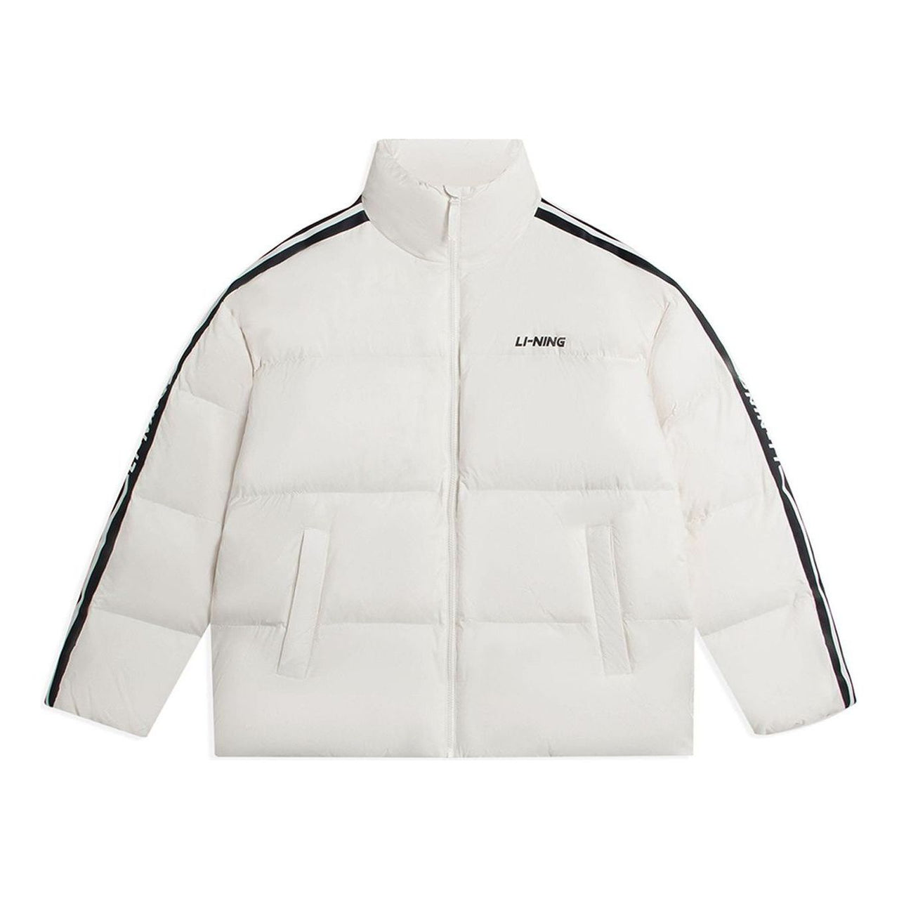 Li-Ning Graphic Short Down Jacket 'White' AYMS337-2