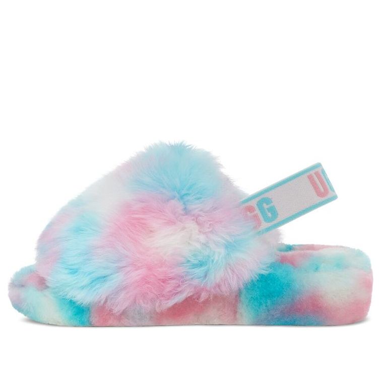 (WMNS) UGG Fluff Yeah Slide 'Blue Pink' 1131770-PID