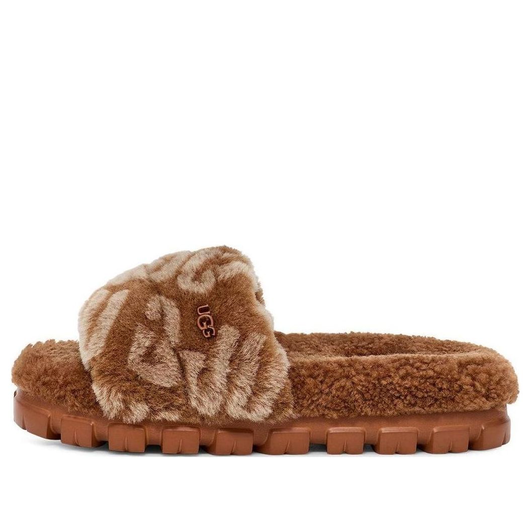 (WMNS) UGG Logo Slides 'Brown' 1148770-HWD