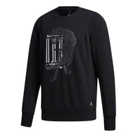 adidas Wuji Graphic Sweatshirt 'Black White' GF4040