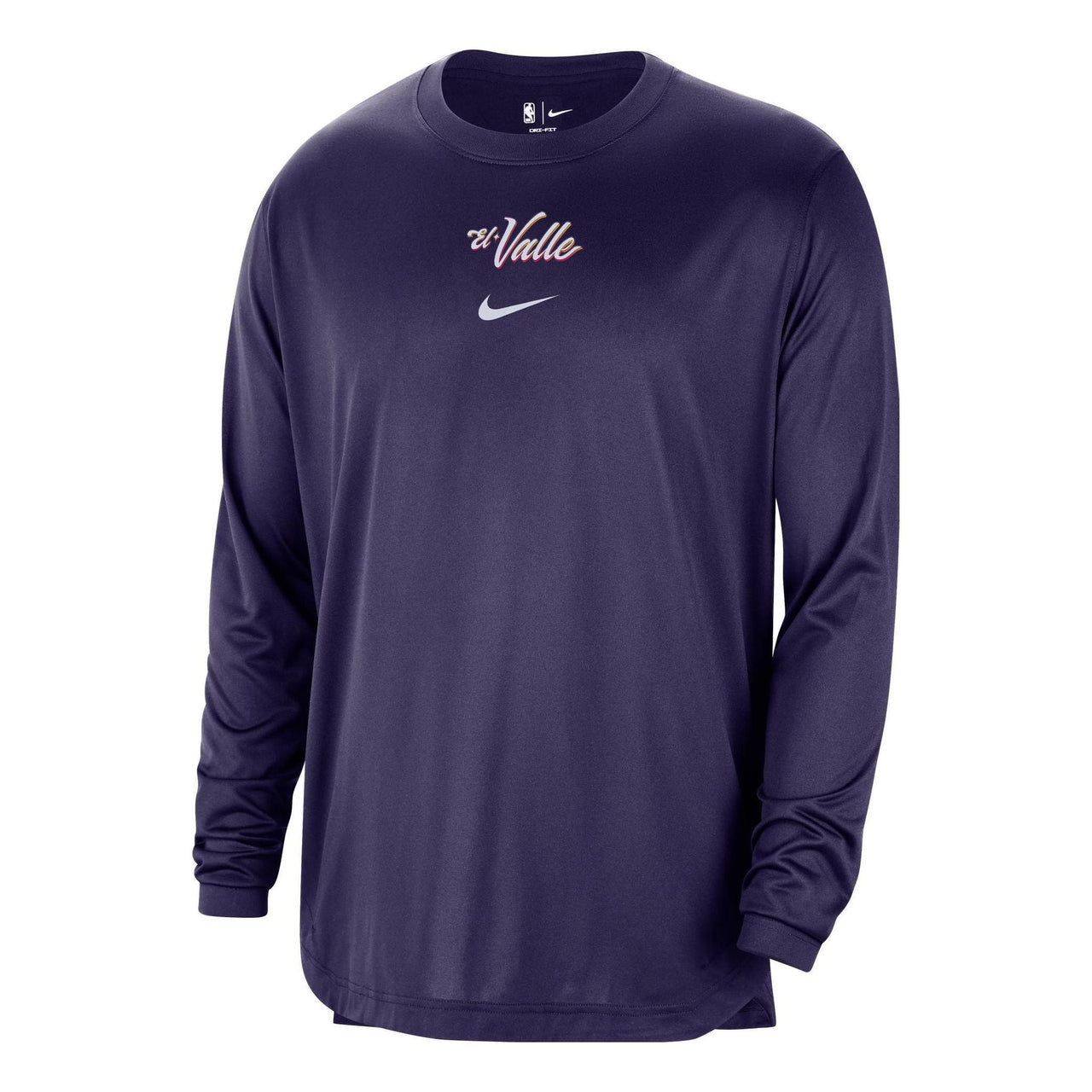 Nike x NBA Dri-Fit Phoenix Suns City Edition Long Sleeve 'Purple' FB3606-535