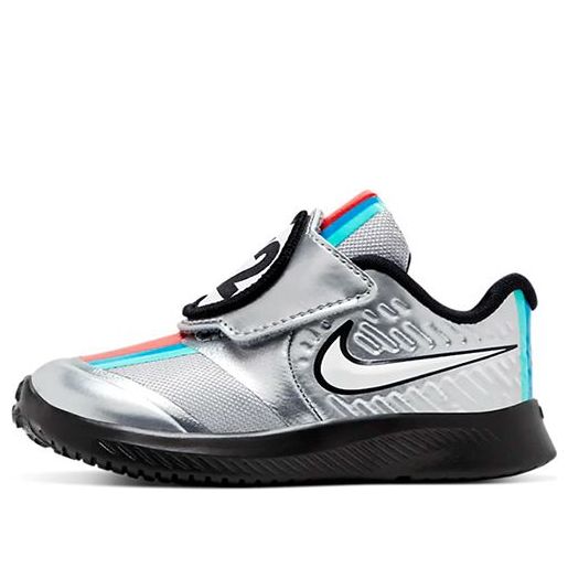 (TD) Nike Star Runner 2 AutoVelcro 'Metallic Silver' CQ4223-001