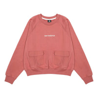 (WMNS) New Balance Casual Pocket Sweatshirt 'Rose Pink' AWT23320-MIN