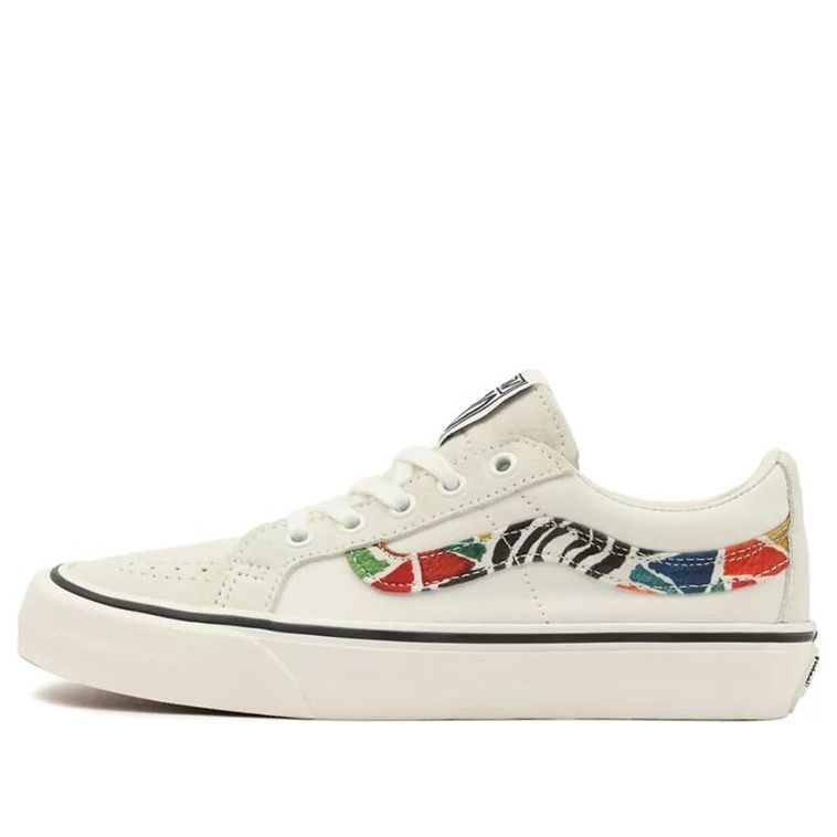 Vans Unisex Hanna Scott Sk8-low Reissue Sf Sneakers Multi-color 'White Red Green' VN0A4UWIA61