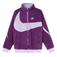 Nike Big Swoosh Reversible Boa Jacket (Asia Sizing) 'Purple' BQ6546-570