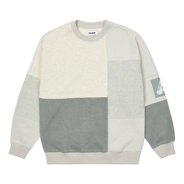 Palace Colour Block Crew 'Grey' P22CS113