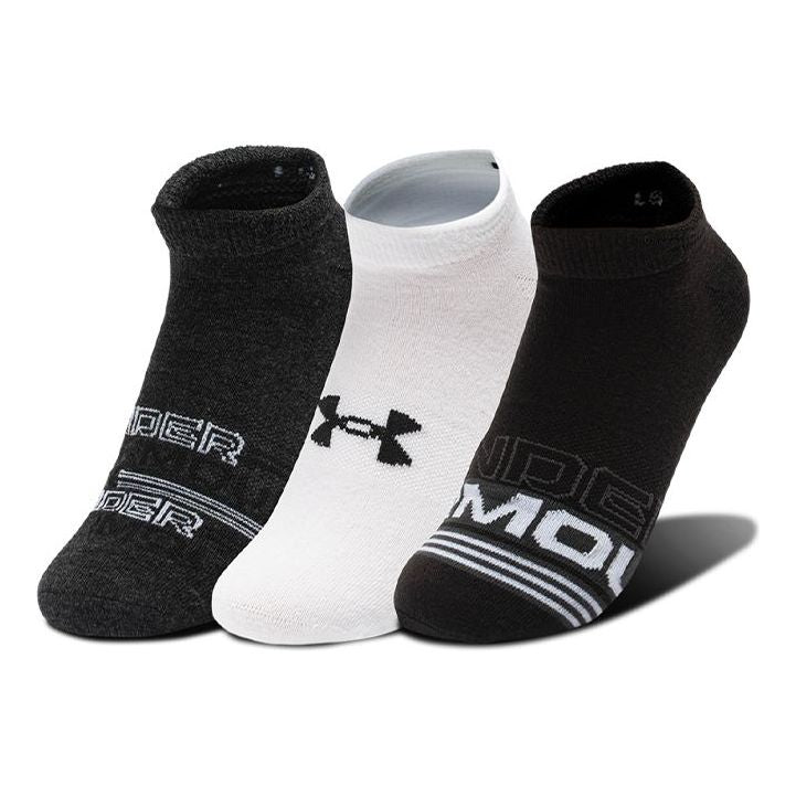 Under Armour Essential No Show Socks (3 Pack) 'Multi-Color' 1361459-001
