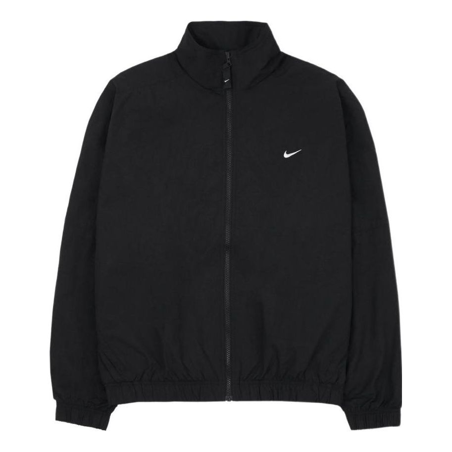 Nike Solo Swoosh Woven Track Jacket 'Black' DQ5201-010
