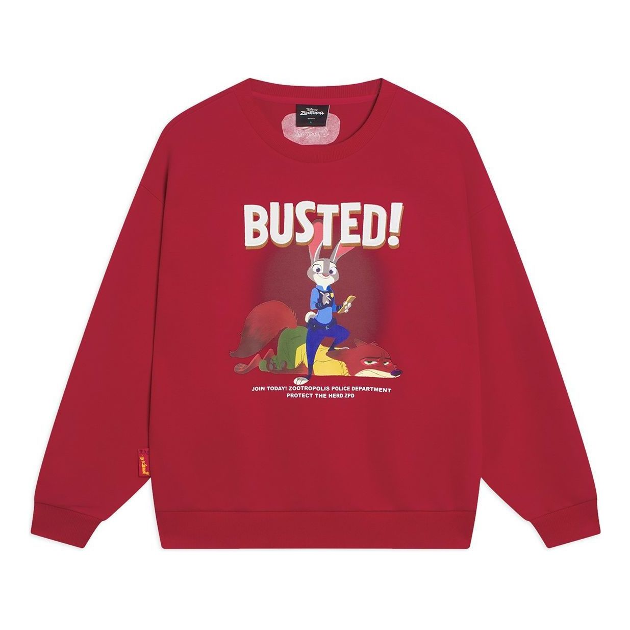 Li-Ning x Disney Zootopia Graphic Sweatshirt 'Red' AWDT343-1