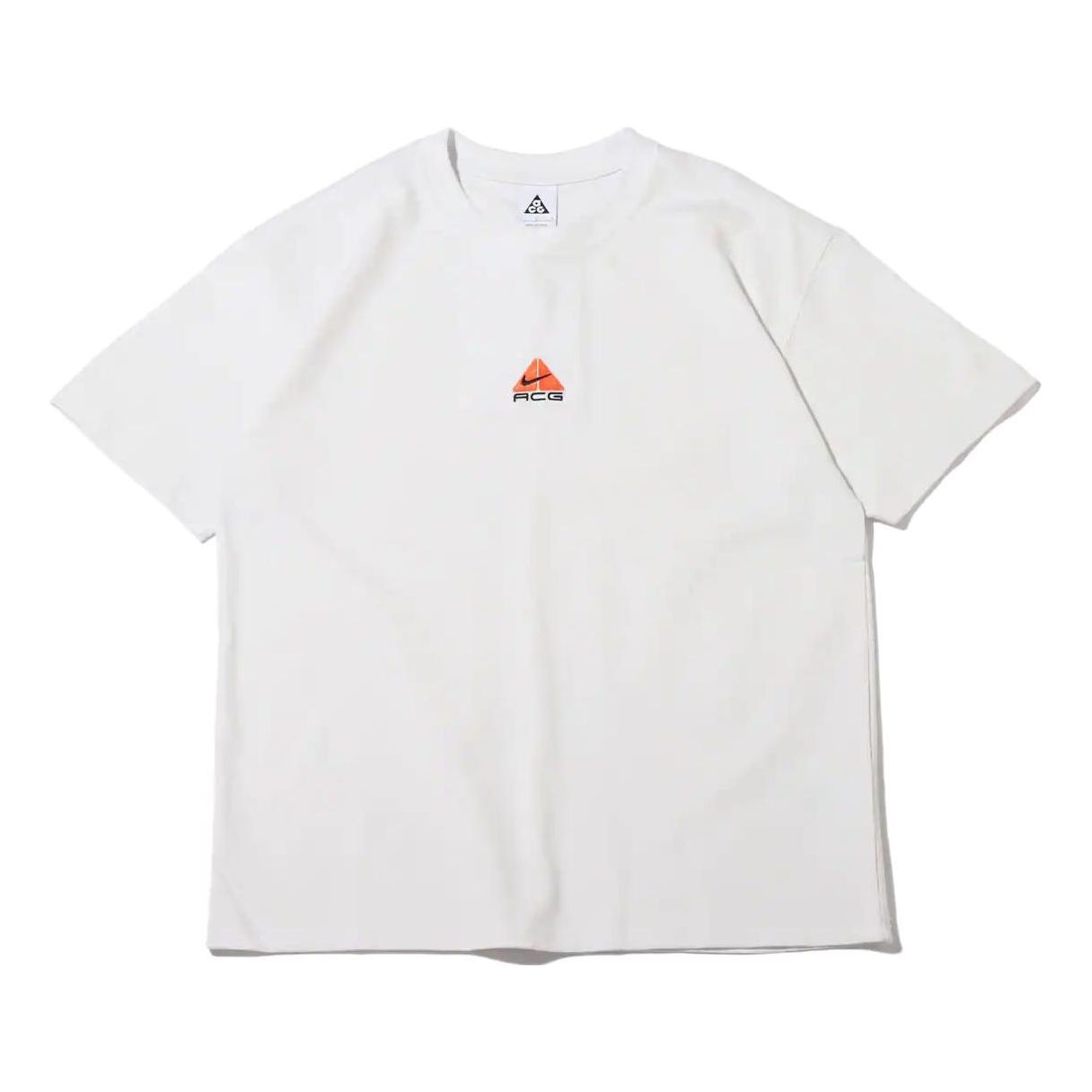 Nike As M Nrg Acg Ss Solid Color Chest Pattern Printing Round Neck Short Sleeve White DQ1816-121
