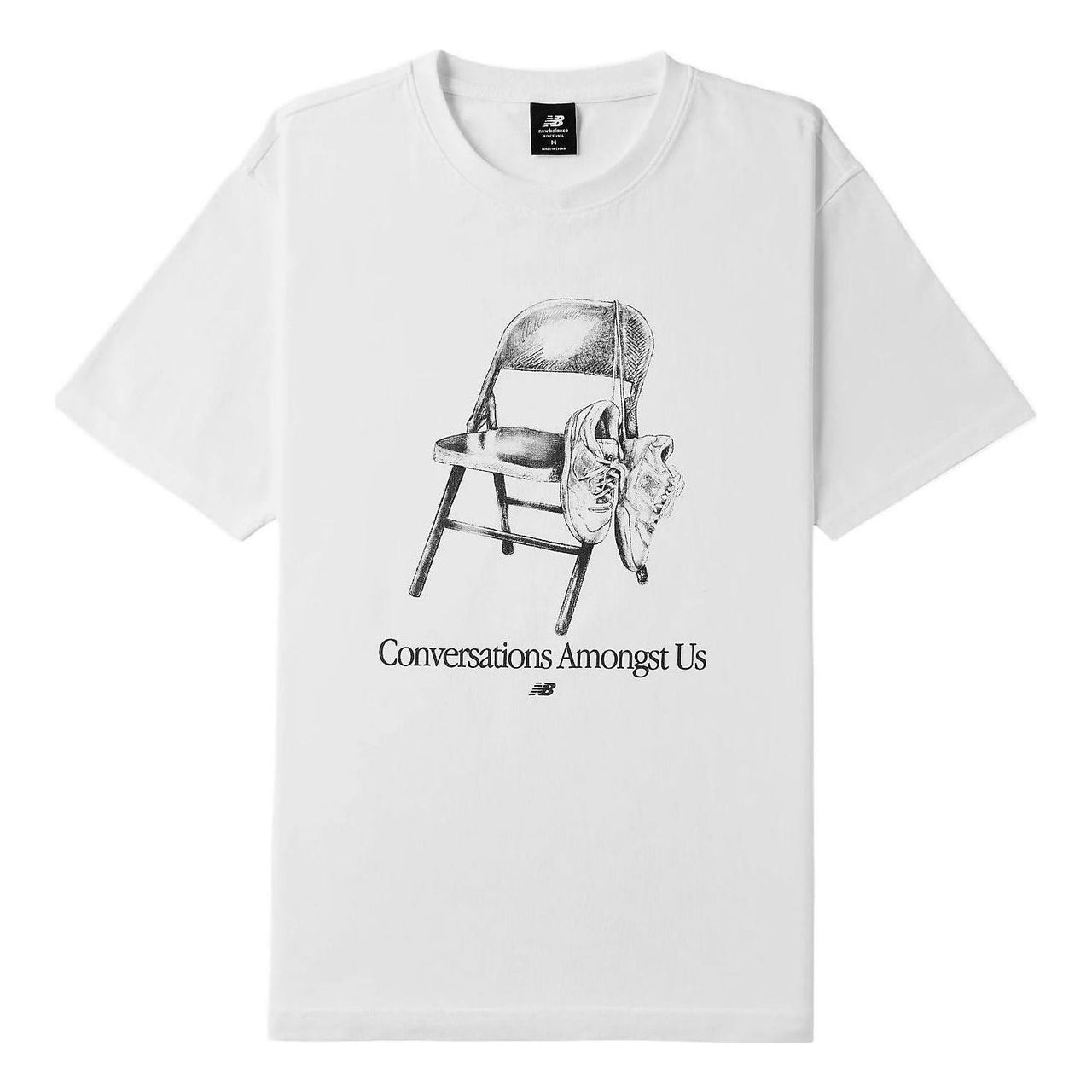 New Balance Conversations Amongst Us Heavyweight T-Shirt 'White' MT21934-WT