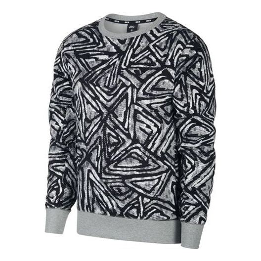 Nike SB Skateboard Printed Skate Crew 'Black Grey' BV8349-010