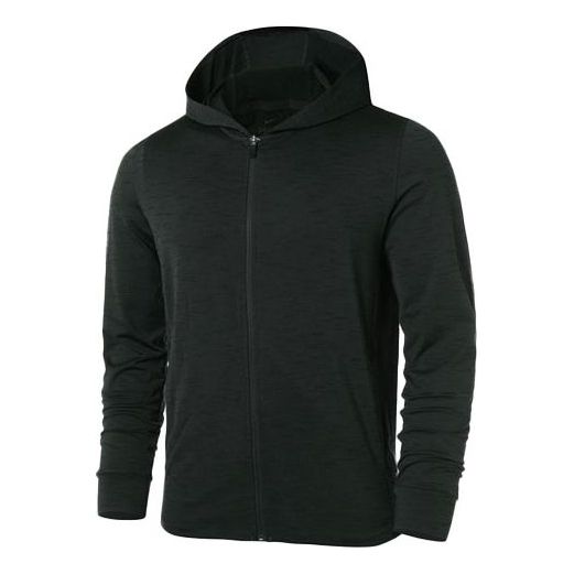 Nike Sports Zipper Casual Hooded Jacket Black CZ2217-010