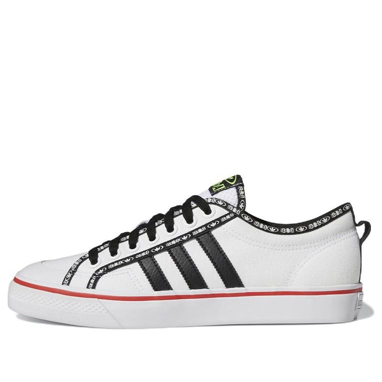 adidas Nizza 'White Vivid Red' GX6093