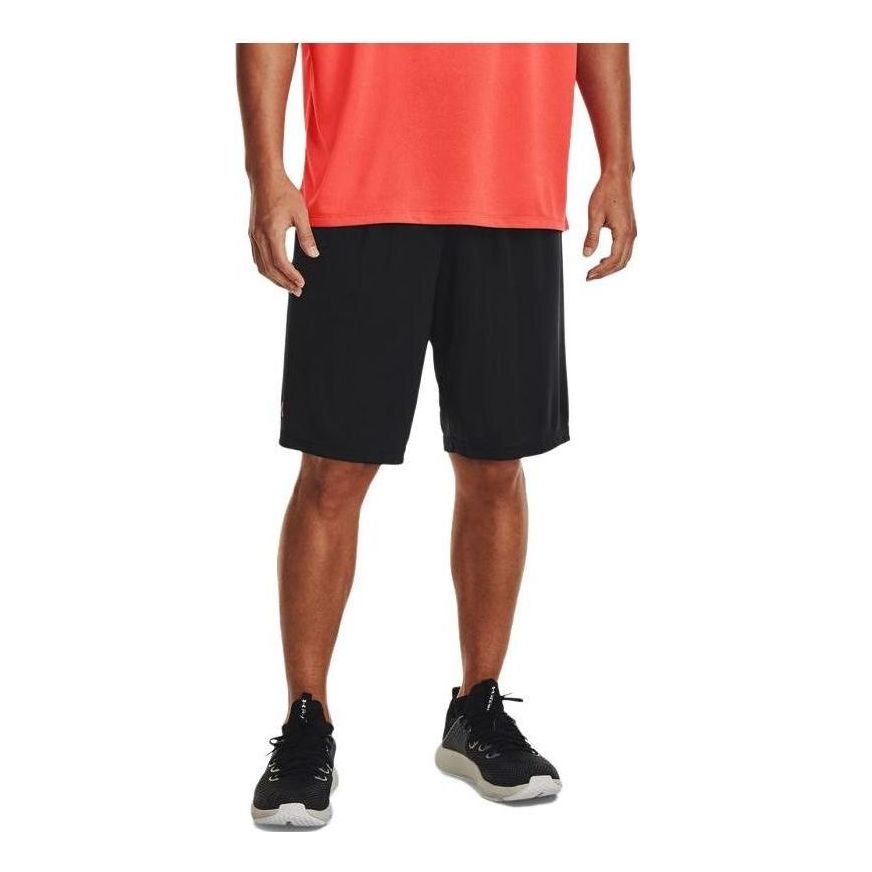 Under Armour Tech Wordmark Graphic Shorts 'Black Grey' 1376943-001