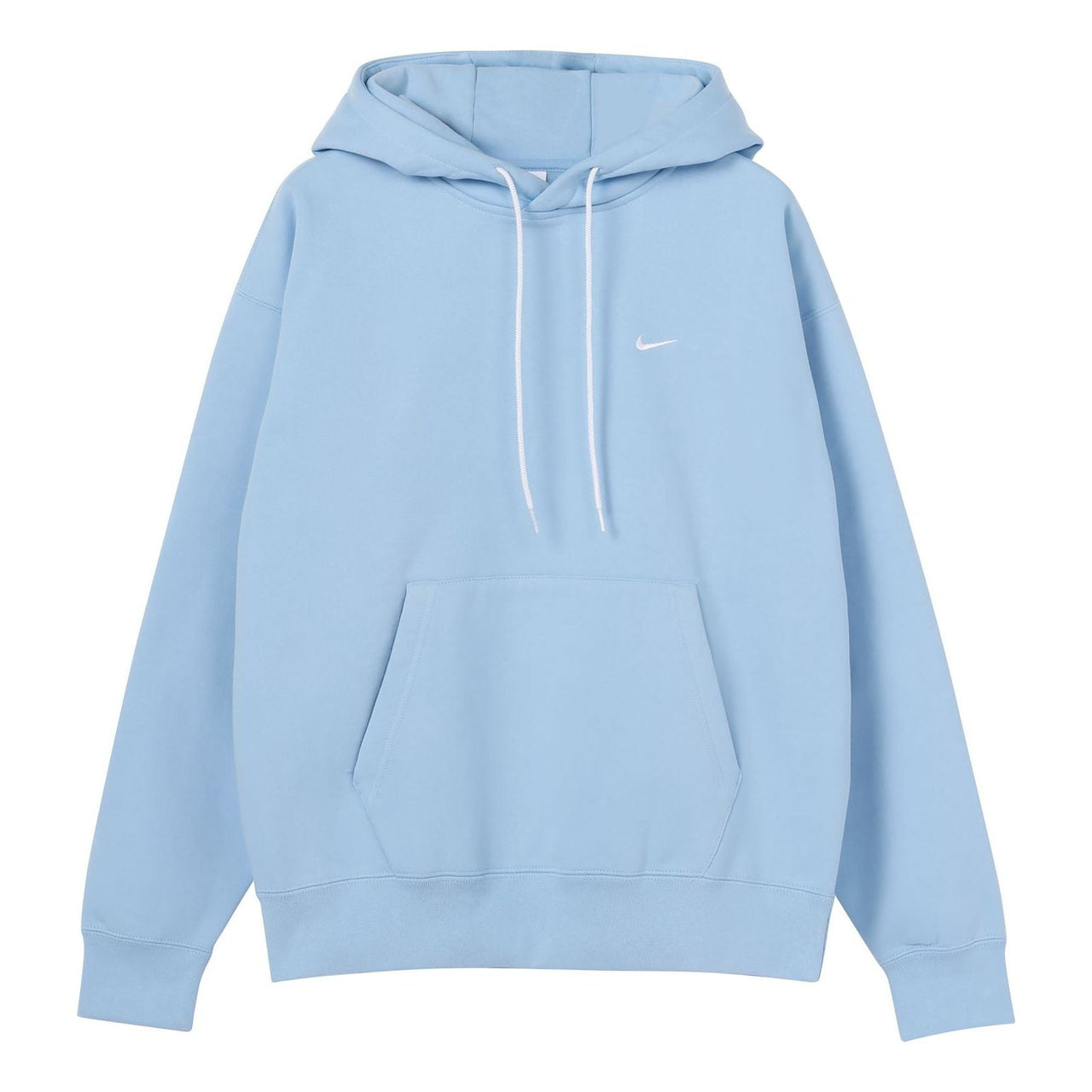 Men's Nike Logo Embroidered Solid Color Fleece Lined Blue DA0316-436