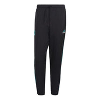adidas Real Madrid Icons Woven Soccer Pants 'Black Blast Emerald' GR4250