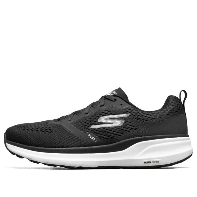Skechers Pure 2 Low-Top Black/White 220204-BKW