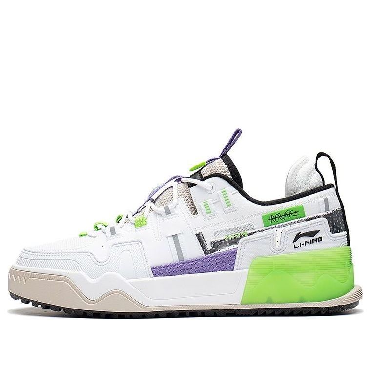 Li-Ning CF Flash Star 1.5 'White Green Purple' AGCS057-2