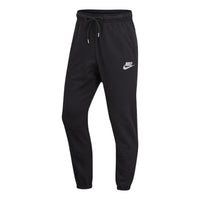 Men's Nike Fleece Knit Soft Lacing Sports Pants/Trousers/Joggers Black DM1243-010