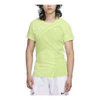 Nike Dri-Fit Rafa Short-Sleeve Tennis T-Shirts 'Action Green' DV2878-313