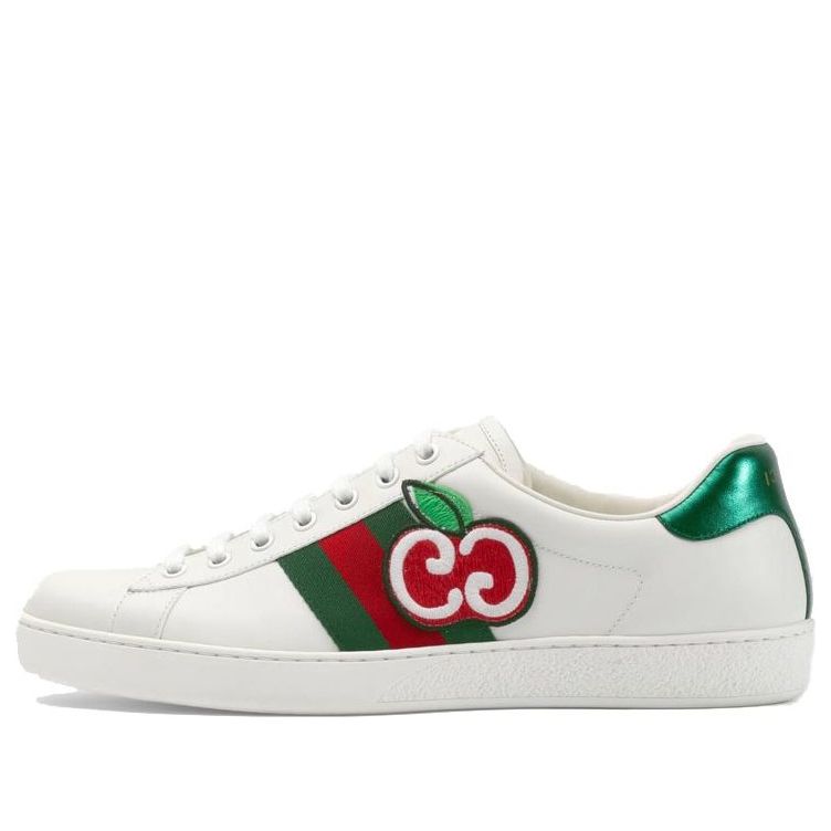 Gucci Ace Low 'GG Apple Patch - White' 611376-DOPE0-9064