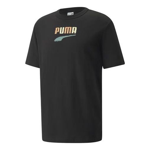 PUMA Downtown Logo Tee 'Black' 535359-01