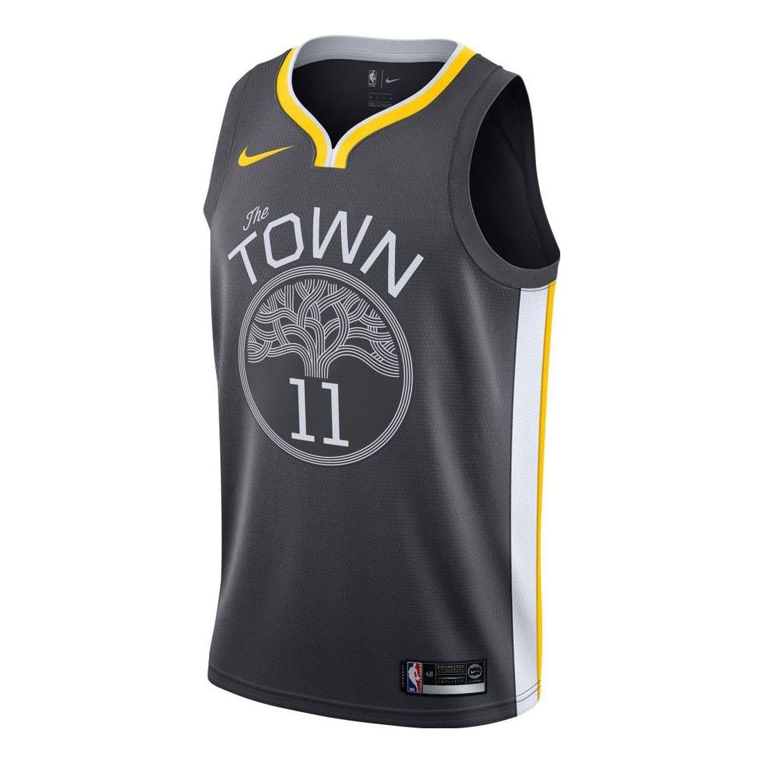 Nike NBA GS Warriors Klay Thompson Swingman Jersey 'Grey' 877205-062