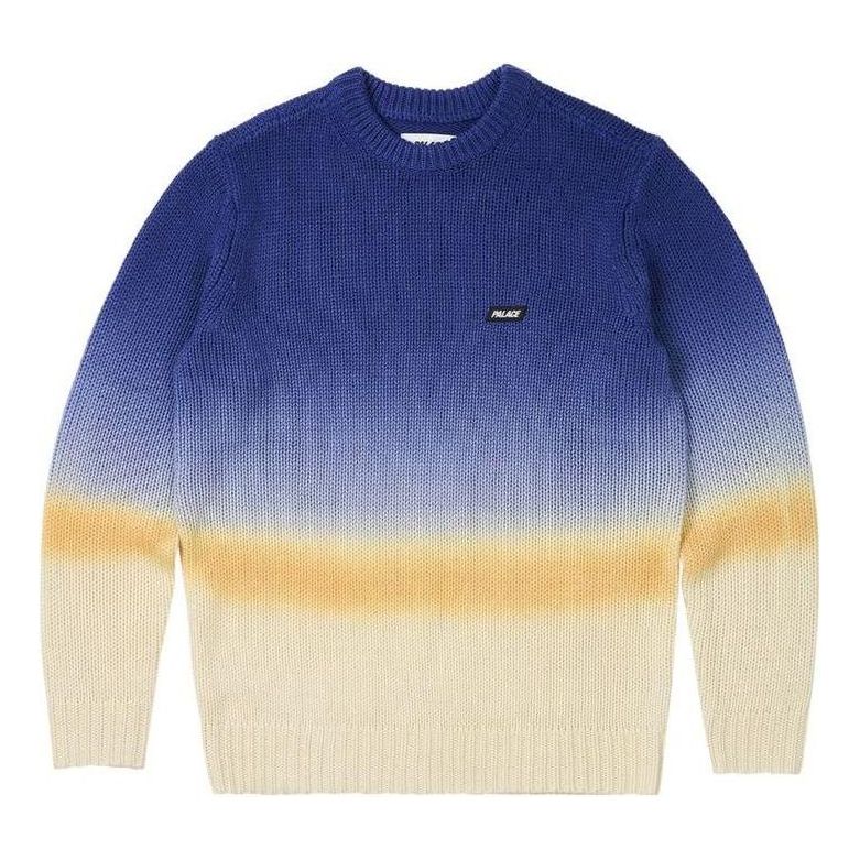 Palace Gradient Dye Rib Knit 'Blue' P25KW022