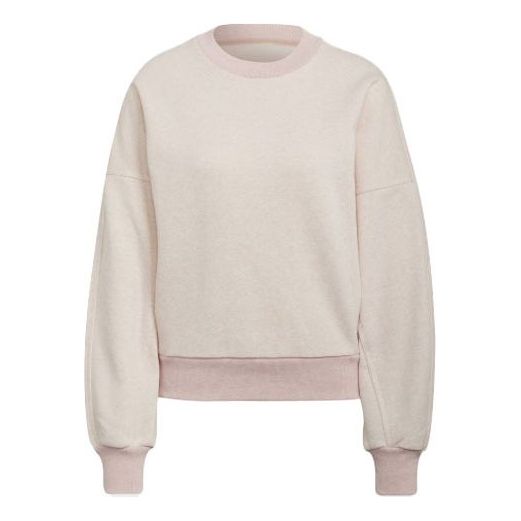 (WMNS) adidas Studio Lounge Fleece Sweatshirt 'Pink' HE4147