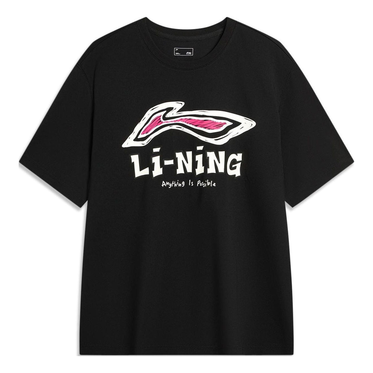 Li-Ning Anything Is Possible Graphic T-shirt 'Black' AHSU711-1