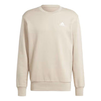 adidas Logo French Terry Sweatshirts 'Beige' IJ6106
