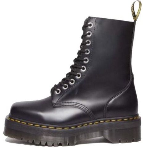 (WMNS) Dr. Martens 1490 Quad Leather Boots 'Black' 31147001