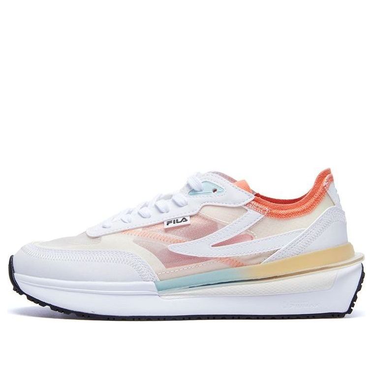 (WMNS) FILA RENNO Classics Sneakers 'White Orange' F12W226122FSA