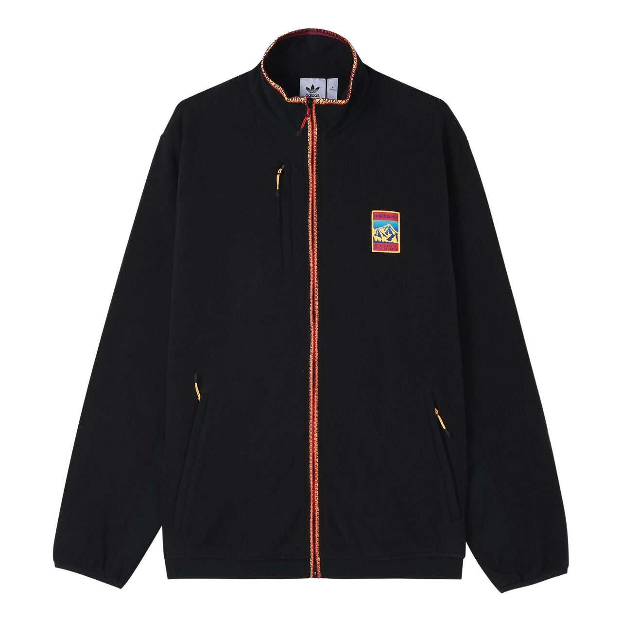 adidas originals Adplr Pf Tt polar fleece Athletics Sports Jacket Black GP1113