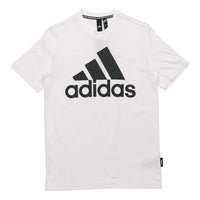 adidas Mh Bos Tee Letter Short-sleeve Tee Men White GC7348