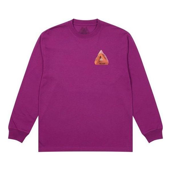 Palace FW21 Chapping Long Sleeve Shirt 'Purple' P21LS013