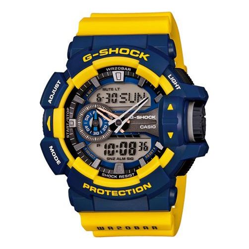 CASIO G-Shock Analog-Digital 'Yellow Navy' GA-400-9B