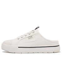 FILA Coat Light Mules Low Tops Skateboarding Shoes Unisex White Version 1TM01782E_100