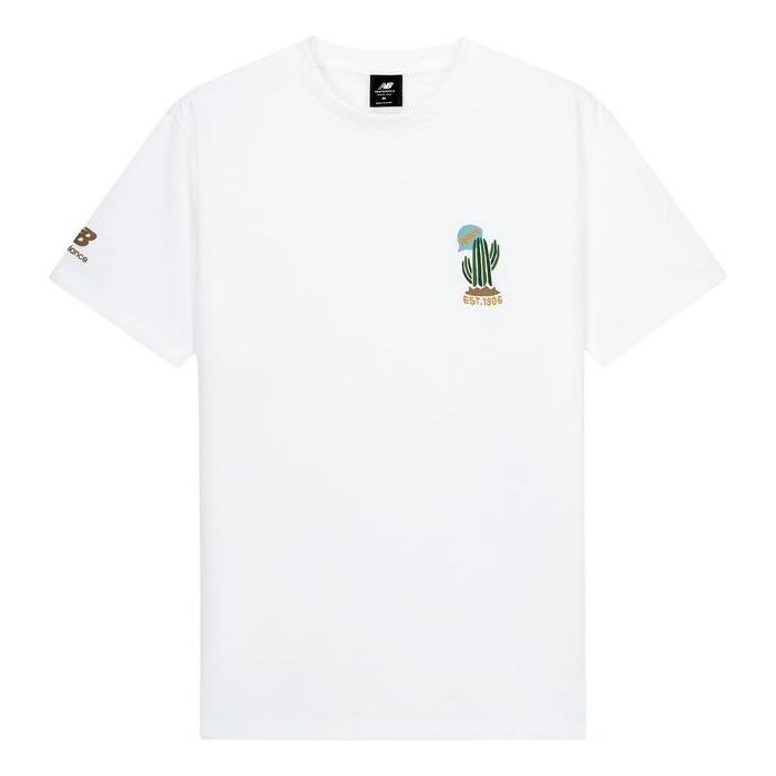 New Balance NBX Endless Summer Graphic T-shirt Asia Sizing 'White' AMT33356-WT