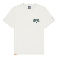 New Balance Small NBSC Graphic T-Shirt 'White Green' AMT42331-CIC