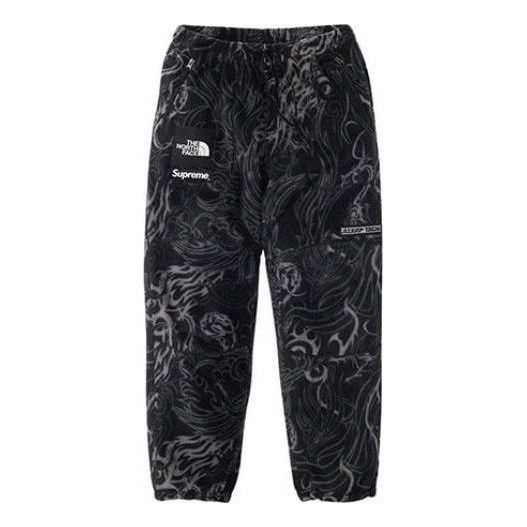 Supreme x The North Face Step Tech Fleece Pants 'Black Grey' SUP-FW22-120