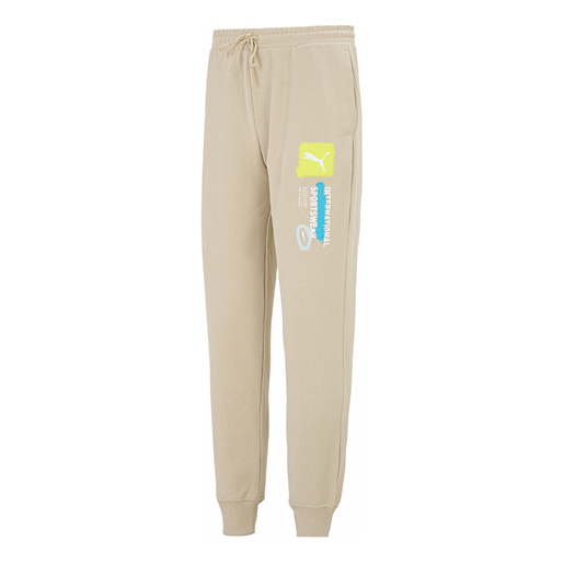 PUMA Logo International Sportswear Pants 'Beige' 536306-64
