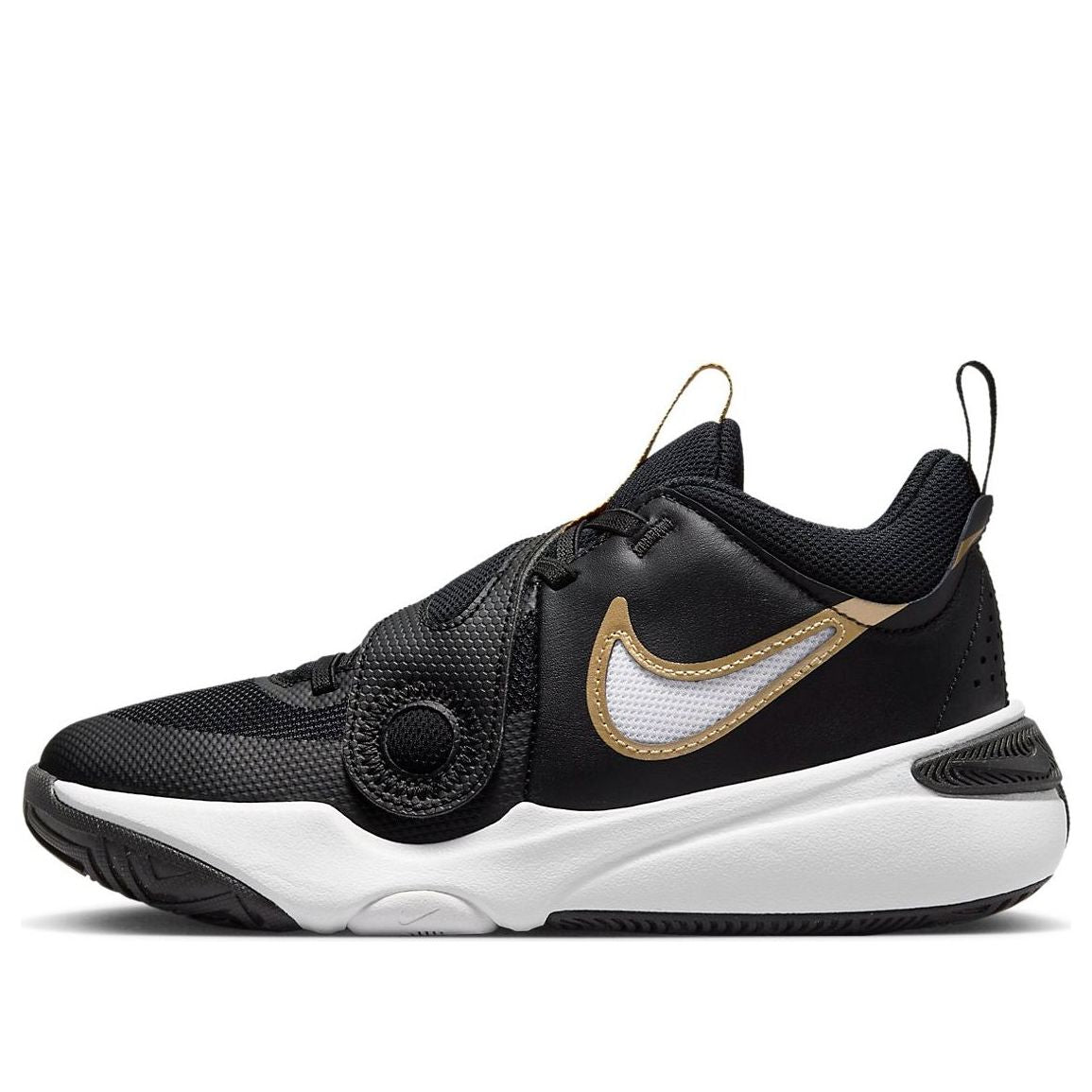 (GS) Nike Team Hustle D11 'Black Metallic Gold' DV8996-004