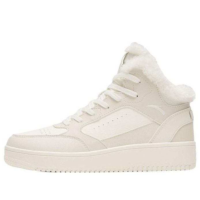 (WMNS) ANTA Skateboarding Series Sneakers High 'Beige' 922248913-1