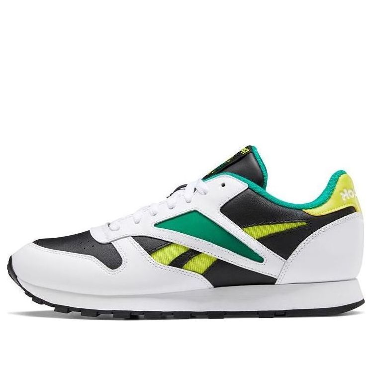 Reebok Classic Leather Mark 'Black Hero Yellow' EF7848