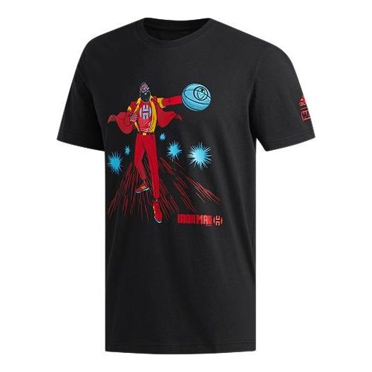 adidas x Marvel Harden Union Avengers Basketball s T Men's Black DU6717