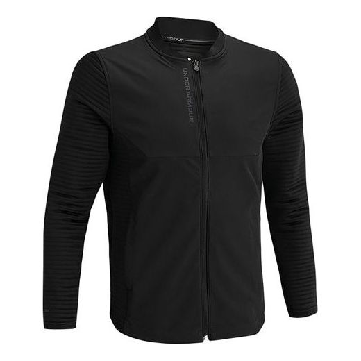 Under Armour Golf Sports Zipper Coat Male Black 1360510-001