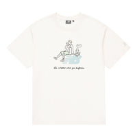 New Balance x PK Graphic Tee 'White Blue' 5ED26011-IV